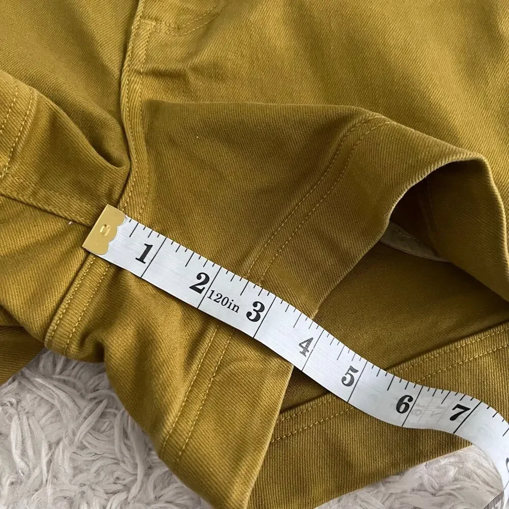 Everlane Mustard Yellow Shorts Size 10